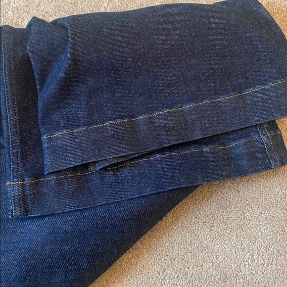 SPANX Raw Indigo Wide Leg Jeans- SZ Small - Picture 10 of 11